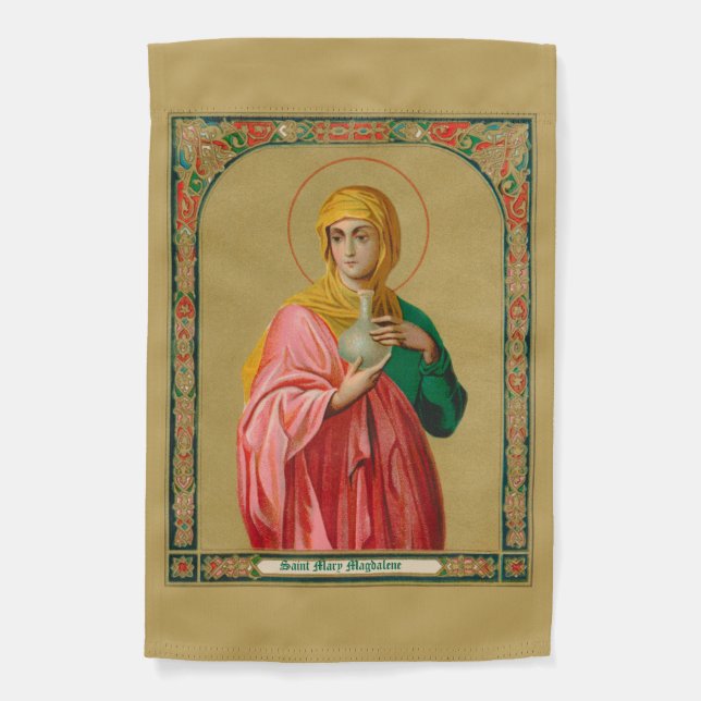 1-sided St. Mary Magdalene as a Myrrhbearer Garden Flag (Front)
