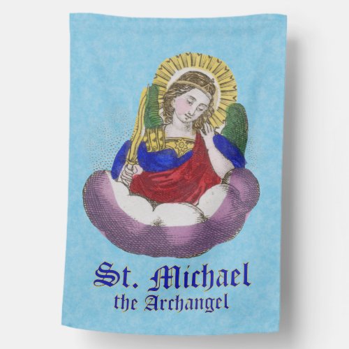 1_sided St Michael the Archangel M 009 House Flag