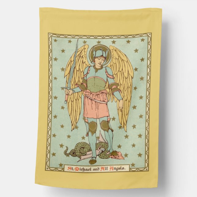 1-sided St. Michael the Archangel (RLS 12) House Flag (Front)
