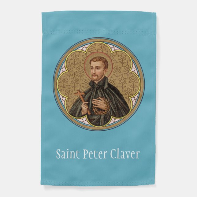 1-sided St. Peter Claver (BK 058) Garden Flag (Front)