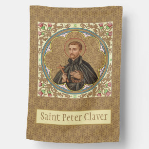 1-sided St. Peter Claver (BK 058) House Flag