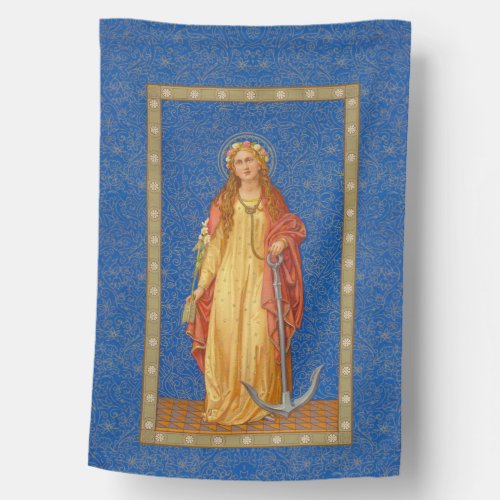 1_sided St Philomena with Anchor SNV 051 House Flag