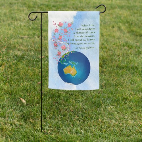 1_sided St Therese BJE 01 AsiaAustralia Garden Flag