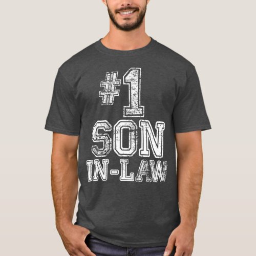 1 Son in Law  Number One Sports Gift T_Shirt