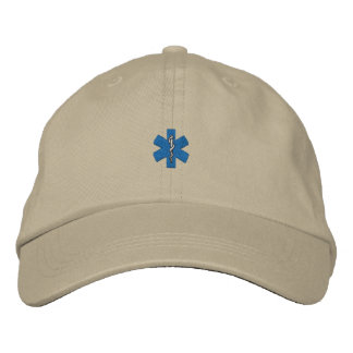 1" Star Of Life Embroidered Baseball Hat