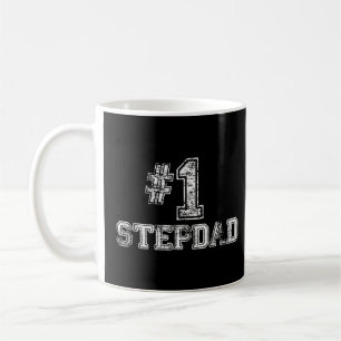 1 StepDad Step Dad Number One Father's Day Gift Coffee Mug