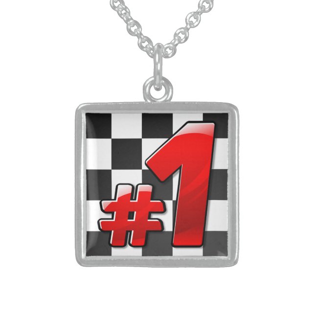 #1 STERLING SILVER NECKLACE (Front)