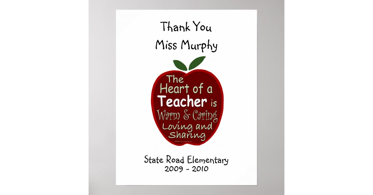 #1 Teacher Signature Poster | Zazzle