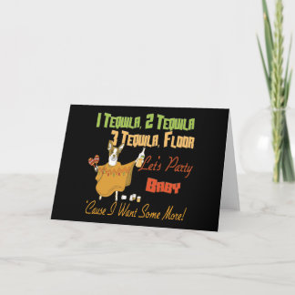 1 Tequila 2 Tequila 3 Tequila Floor Card