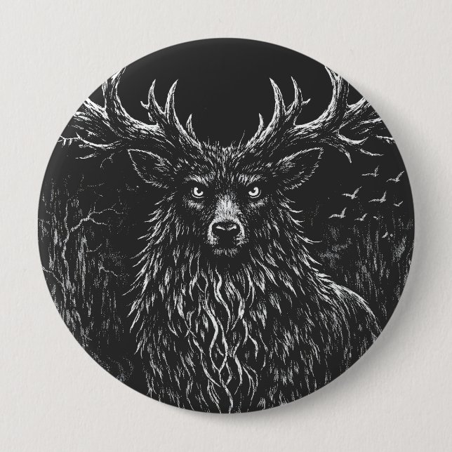 1. The Shadow Stag by BurnsInHell Button (Front)
