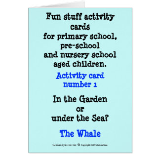 1 The Whale Cards