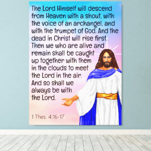1 Thes. 4:16-17 Canvas Print