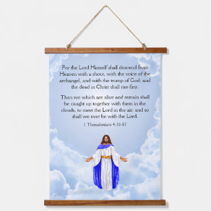 1 Thessalonians 4:16-17 Hanging Tapestry
