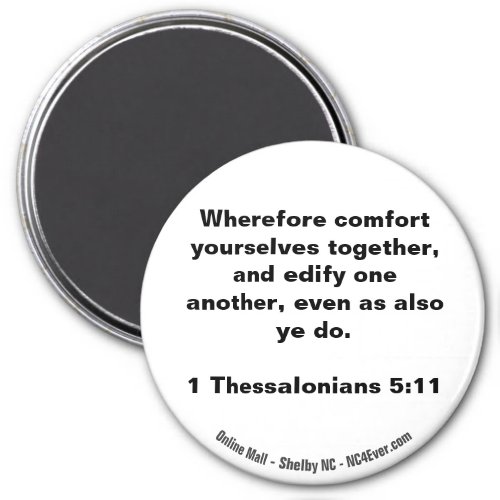 1 Thessalonians 511 Bible Verse magnet