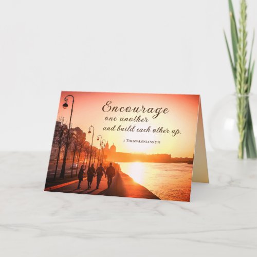 1 Thessalonians 511 Encourage One Another Bible Card