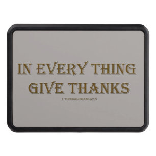 1 Thessalonians 5:18 Hitch Cover