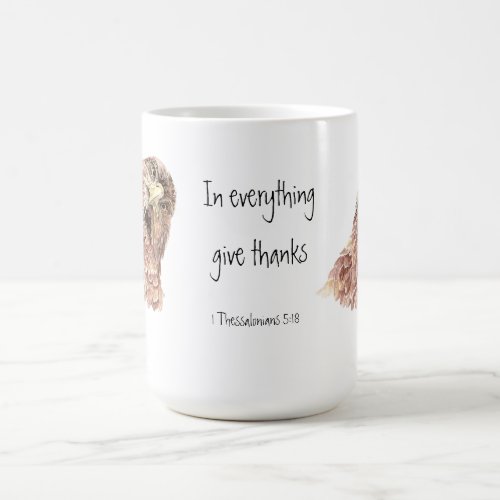 1 Thessalonians 518 Scripture Cute Bird Coffee Mug