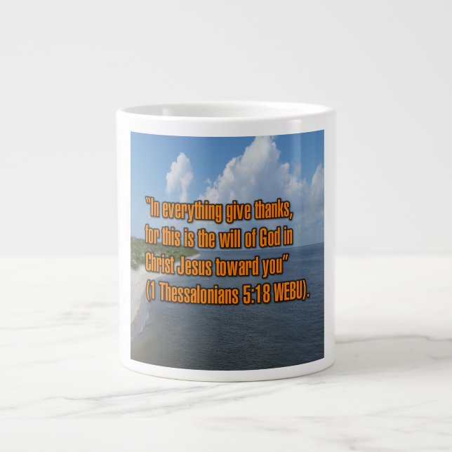 1 Thessalonians 5:18 WEBU Mug (Front)