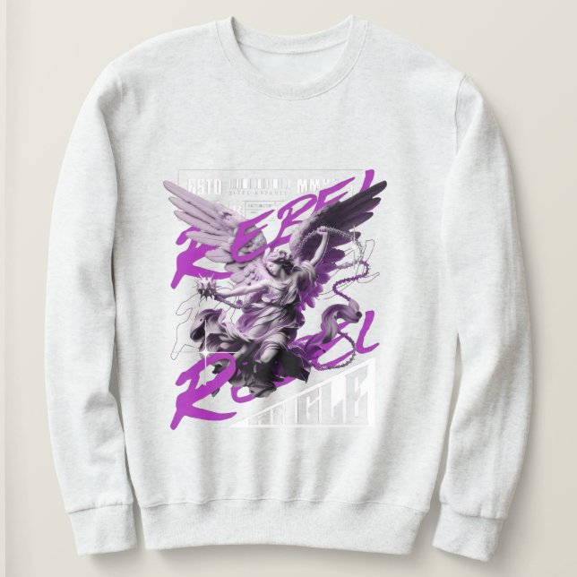 1. "Vintage Retro Style Graphic T-Shirt" Sweatshirt (Design Front)