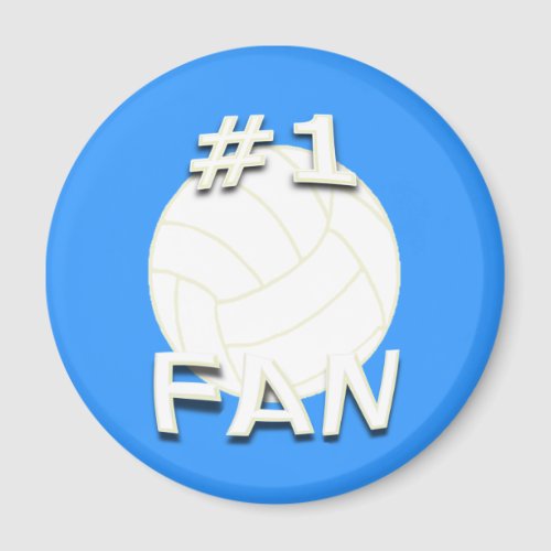 1 Volleyball Fan Magnet