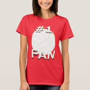 #1 Volleyball Fan T-Shirt