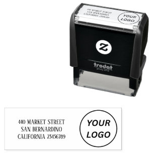 1" x 2.5" self-inking stamp