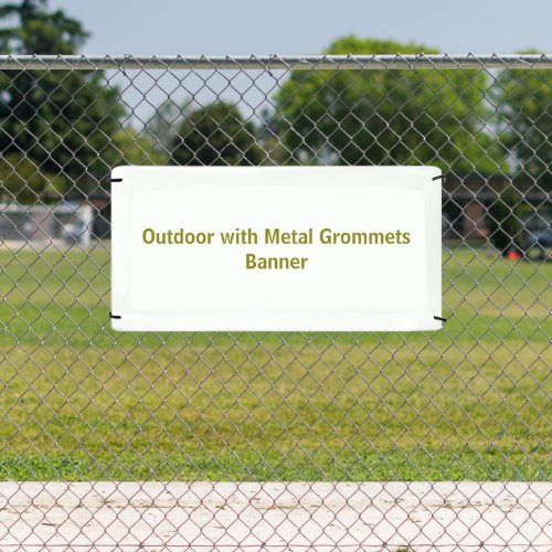 1' x 2' Outdoor with Metal Grommets Banner