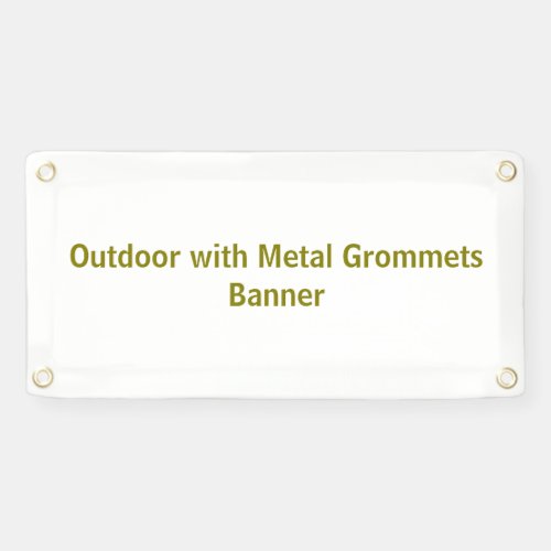 1' x 2' Outdoor with Metal Grommets Banner
