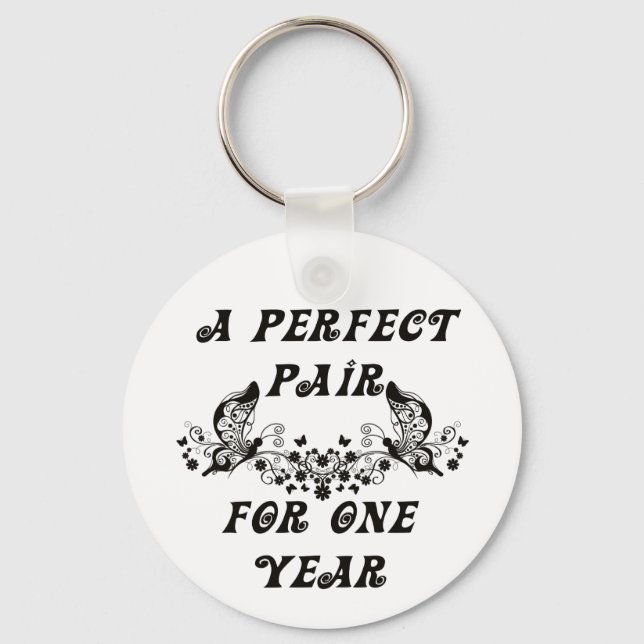 1 Year Anniversary Keychain (Front)