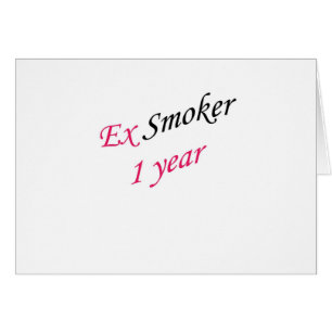 1 year ex-smoker cards