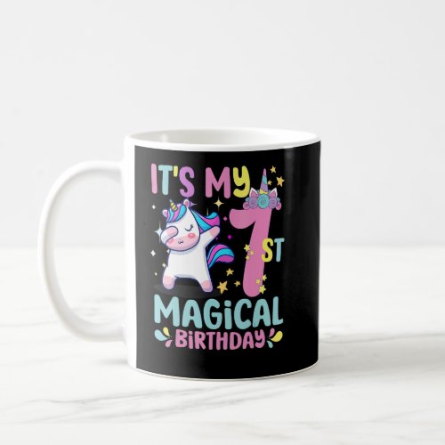 1 Year Old Its My 1st Magical Birthday Unicorn Pa Coffee Mug