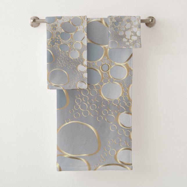 1Abstract digital work Bath Towel Set (Insitu)