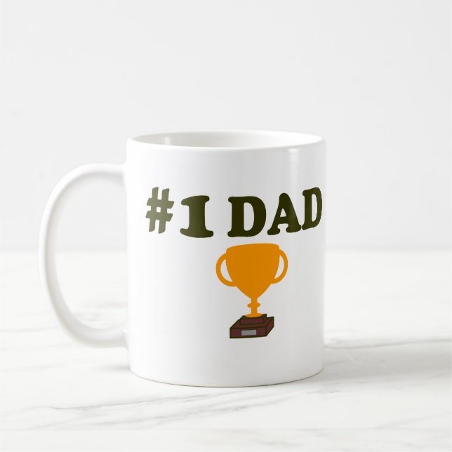 #1Dad Coffee Mug (Left)
