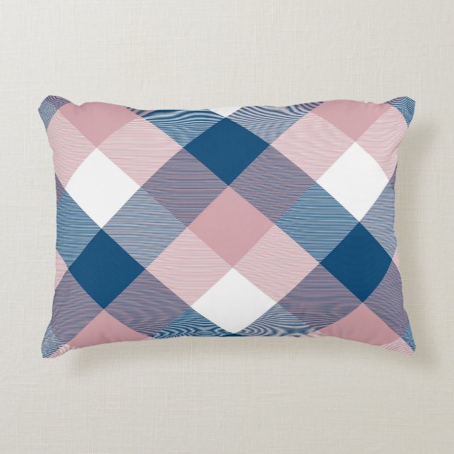 1Geometrical Square Abstraction 1 Accent Pillow (Front)
