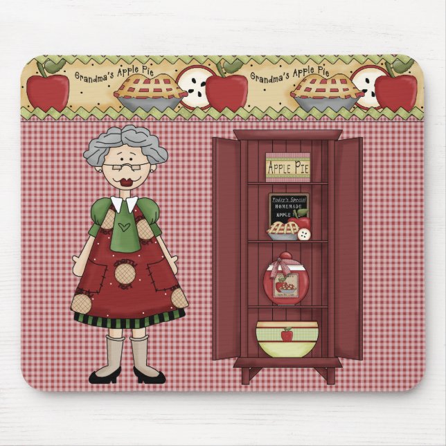 #1Grandma's Apple Pie Mousepad (Front)