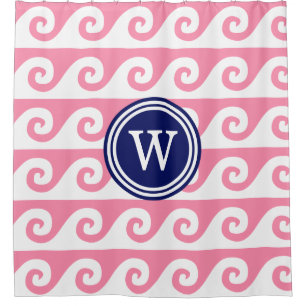 1I Round - GK Wave Shower Curtain