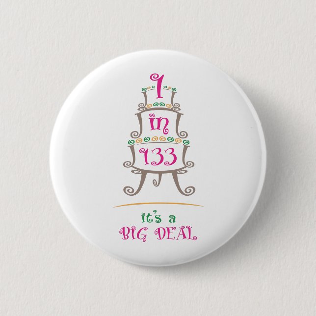 1in133 button (Front)
