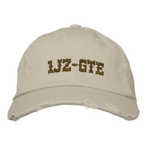 1JZ_GTE EMBROIDERED BASEBALL HAT