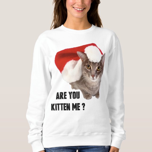 1Kitten Me ? Women's Basic Sweatshirt (Front)