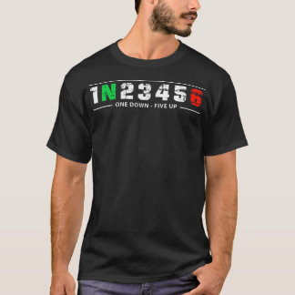 1N23456 Motorcycle Shift Biker Motorcyclist T-Shirt