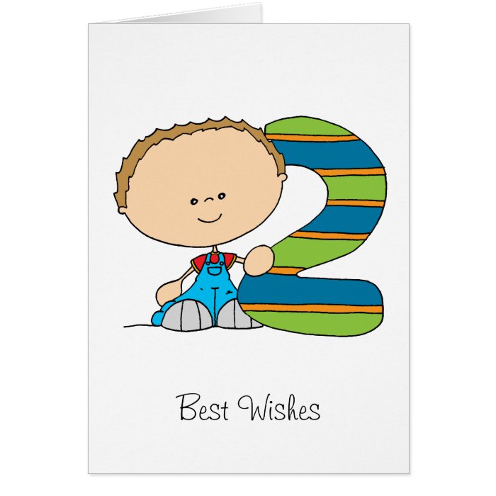 1nd Birthday   Greetings card   Boy