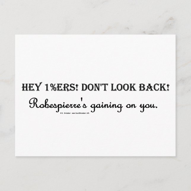 1PctRobespierre Postcard (Front)