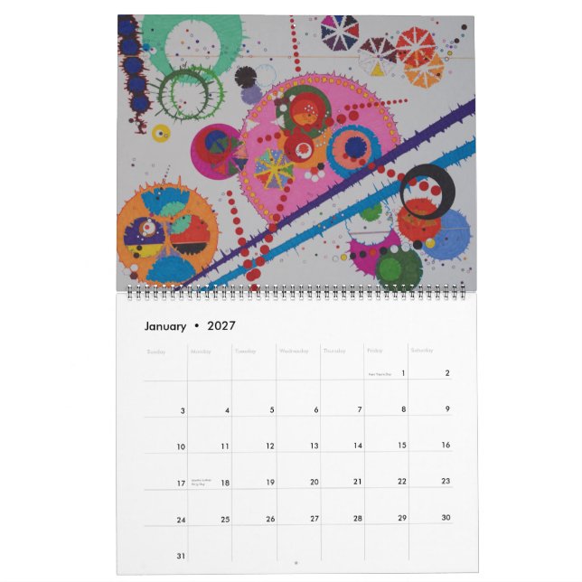 1PEACE GIANT 24 month CALANDAR (1/2011-12/2012) Calendar