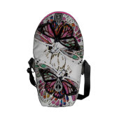 1PEACE "tiny soft wings" Messenger Bag (Back Open)