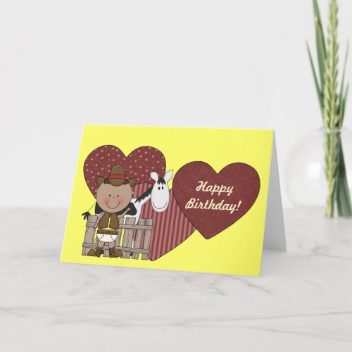 1st 2nd 3rd Birthday Ethnic Toddler Boys Card