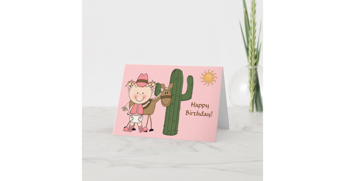 1st 2nd 3rd Birthday Toddler Girls Card Zazzle Com