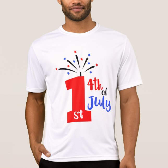 1st 4th july white Men's Sport-Tek Competitor T-Shirt (Front)