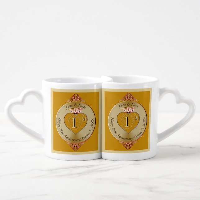 1st/50th Golden Ochre Lovers' mug (Front Nesting)