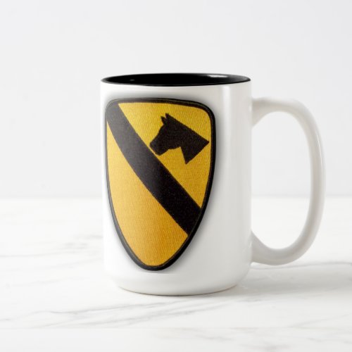 1st 7th cavalry division air cav veterans vets Two_Tone coffee mug