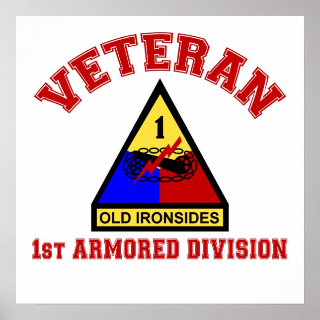 1st AD Veteran College Style Poster (Front)